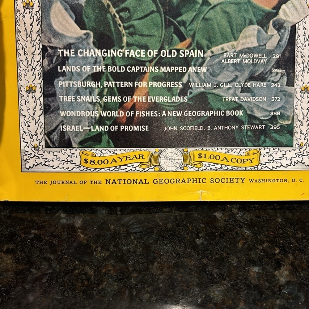 Vintage March 1965 National Geographic Magazine - Picture 6 of 17